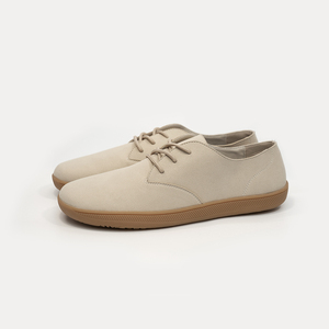 Chaussures habillées décontractées pour hommes, style Oxford à lacets, confortables, marron, à enfiler - Product Image 1