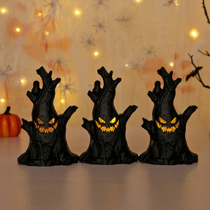 Lámpara LED Retro Portátil con Diseño de Árbol Espeluznante para Halloween 2025, Miniatura de Árbol Espeluznante para Halloween, Micropaisaje - Product Image 4