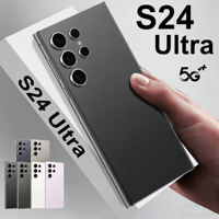 Teléfono Inteligente S24 Ultra 5G Desbloqueado de 7.3 Pulgadas en Oferta, 1TB, Android 14, Cámara Trasera de 108MP, HD, CDMA, LTE, Batería de 8000mAh, Doble SIM