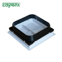 Grille de ventilation linéaire carrée moderne MDO à 4 voies pour porte de salle de bain, en plastique ABS, diffuseur de climatisation pour usage extérieur