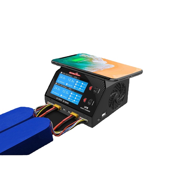 6S Charger Ultra Power UP8 2-6S Dual Channels with XT60 Smart Balance AC 400W DC 600W Support LiHV 4.45V