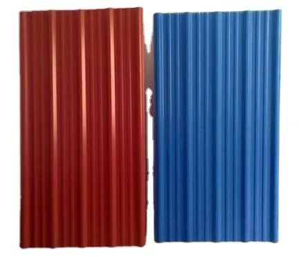 RIB type colour coated Corrugated Metal Roofing sheet iron fence panel