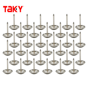 Tachuela de tapicería de cabeza plana, decoración de muebles <span class=keywords><strong>para</strong></span> el hogar, tachuela <span class=keywords><strong>para</strong></span> tapicería, chincheta <span class=keywords><strong>para</strong></span> uñas, tono plateado - Product Image 4