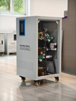 Stabilisateur de tension automatique AVR TNS 20 kVA 220 V triphasé AC avec moteur servo en cuivre