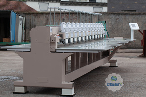 Máy Thêu Huy Hiệu May Cắt Laser 12 Đầu 7 Nidle T B Fc Máy Thêu Nệm Trung Quốc Với Ccd Cho Phù Hiệu - Product Image 2