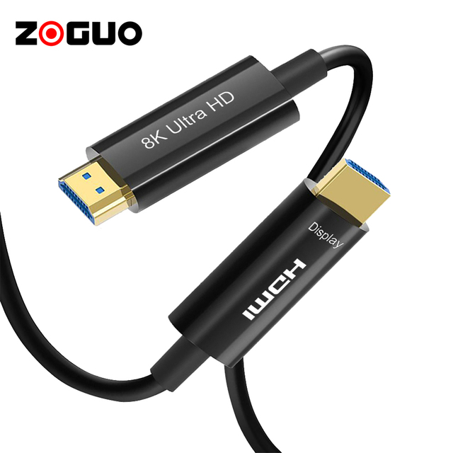HDMI 2.1 8K HDMI Fiber Optic Cable Supports 8K 60Hz 4K 120Hz hdmi Fiber Optic Cable 100 Meter
