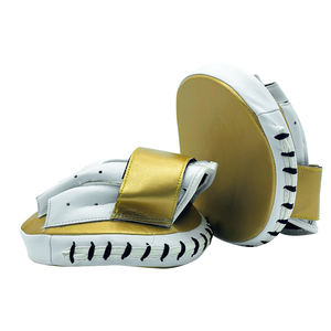 Cible de <span class=keywords><strong>boxe</strong></span> professionnelle de petite taille, en cuir microfibre épais, précision, vitesse, sparring, cible incurvée pour les pieds - Product Image 2