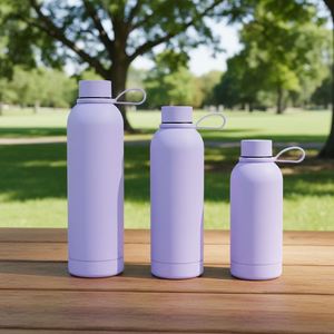 Bouteille d'eau isotherme moderne sans BPA de 500 ml avec poignée, double paroi, pour le sport, vente en gros de gobelets promotionnels - Product Image 5