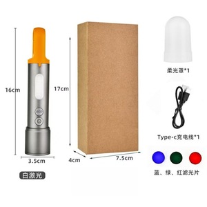 Outdoor LED <b>Flashlight</b> AAA Battery Aluminum Alloy Changeable Color Portable <b>Torch</b> Light No.0057 - Product Image 5