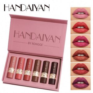 Coffret cadeau de 6 rouges à lèvres mats Handaiyan, <span class=keywords><strong>maquillage</strong></span>, achats <span class=keywords><strong>en</strong></span> <span class=keywords><strong>ligne</strong></span> <span class=keywords><strong>en</strong></span> Chine - Product Image 2