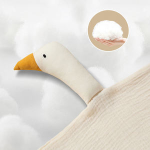 Selimut keamanan bayi baru lahir hewan lucu mainan selimut penenang handuk tidur bayi selimut keselamatan bayi lembut - Product Image 5