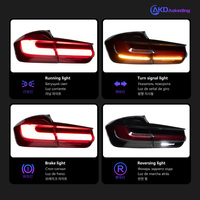 AKD Car Styling Feu Arrière pour BMW F30 Led Feu Arrière 320i 325i 330i Feux Arrière Brouillard Inverse DRL Signal Automobile Accessoires