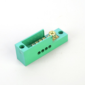 กล่องรวมสายไฟแบบขั้วเดี่ยว Guan Yang FJ6JHD สีเขียว PBT IP44 แบบขันสกรู สำหรับงานวัดค่า - Product Image 4