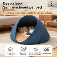 PRODIGY PTN04 Lit pour chat de luxe moderne et confortable en forme de trous d'arbre, pliable, en tissu Oxford, pour chats et petits chiens