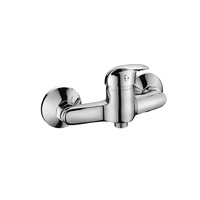 Mitigeur de douche mural à levier unique en laiton chromé simple