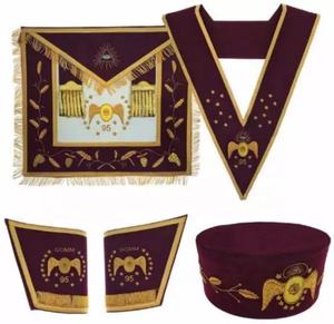 Heliar — ensemble tablier brodé à la main à 95 degrés, cerf-volant mongol - Product Image 1