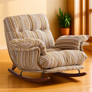<span class=keywords><strong>Fauteuil</strong></span> à <span class=keywords><strong>bascule</strong></span> individuel minimaliste en PU pour salon, balcon, chambre à coucher, <span class=keywords><strong>fauteuil</strong></span> inclinable de détente design pour la maison - Product Image 3