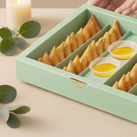 Individuell Bedruckte Bäckerei-Papierbox aus Recyclingmaterialien Matt Laminiert Prägedruck Lebensmittelechte Klappbox-Verpackung für Macarons Donuts