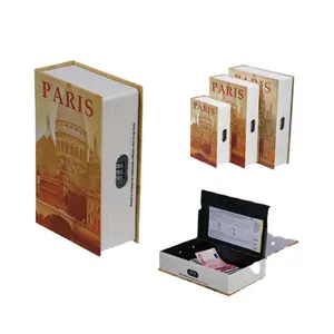 दुनिया भर में लोकप्रिय संयोजन ताला मोड़ गुप्त पुस्तक सुरक्षित बॉक्स छिपा भंडारण पुस्तक सुरक्षित/