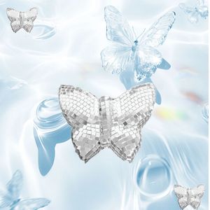 Hiện Đại Chất Lượng Cao Long Lanh Thủy Tinh Vũ Trường Gương Bướm Đồ Trang Trí Phản Chiếu Đảng Trang Trí Cho Giáng Sinh Và Thanh Sự Kiện - Product Image 2