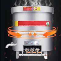Chaudière électrique grande marmite ensemble d'ustensiles de cuisine en acier inoxydable seau d'isolation de soupe alimentaire commerciale 20L
