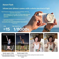 Flash Xénon Godox A2 pour Smartphone, Flash Mobile TTL MagSafe avec HSS 1/8000s, Lumière d'Appoint Vidéo LED Bicolore pour iPhone 15-18 – Cadeau