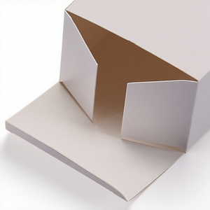 Scatole di carta bianca riciclata di lusso con Logo personalizzato UV Foil confezione regalo di alta qualità - Product Image 5