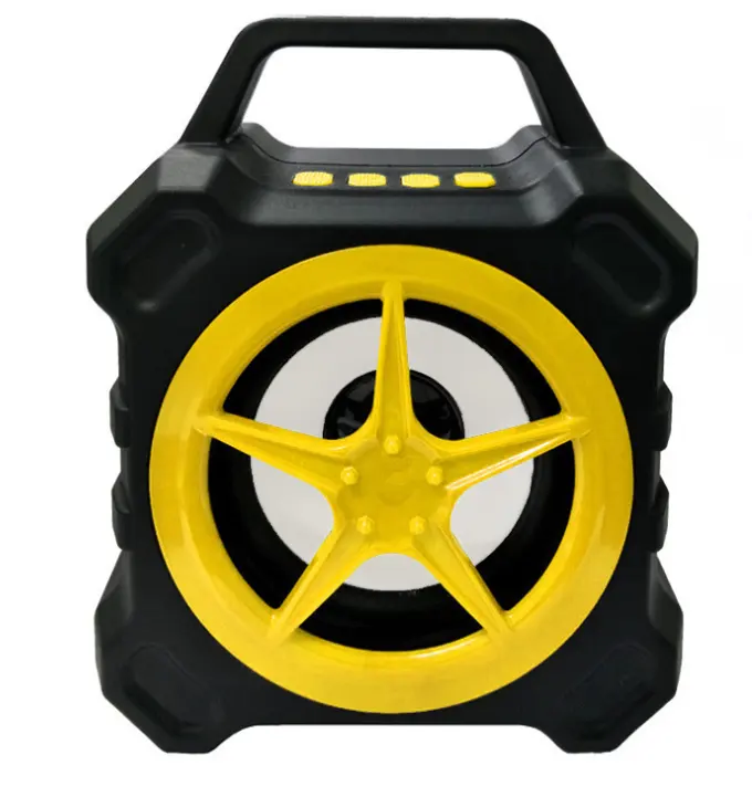 BT speaker with handle speaker portable wireless plug-in card for outdoor USB stereo karaoke 100w 3-inch Loud BT speaker F17