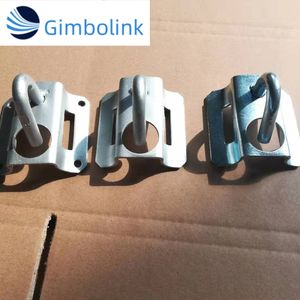 Kit de fixation en métal argenté Gimbo pour câble de descente ADSS, équipement de raccordement de fibre optique FTTH, certifié CE RoHS FCC - Product Image 4