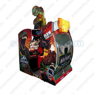 Máquina Arcade SQ de <span class=keywords><strong>Jurassic</strong></span> <span class=keywords><strong>Park</strong></span>, Operada con Monedas, para <span class=keywords><strong>2</strong></span> Jugadores, con Pistolas, Interfaz en Inglés, Alimentación 110/220V, para Adultos, 1 Año de Garantía - Product Image 2