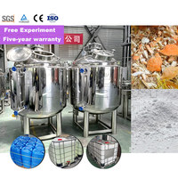 Réacteur agité CLASSY SS316L pour la hydrolyse enzymatique de biostimulants d'algues