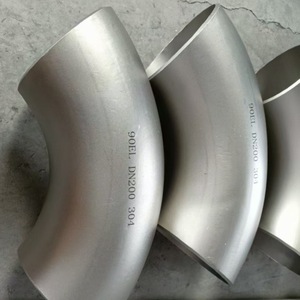 Coude en acier inoxydable soudé 304 Dn125, section ronde à 90 degrés, finition 2B, norme GB - Product Image 3