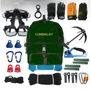 Harnais d'équipement de sauvetage Kit de sauvetage d'urgence Fire Escape Home Suit Rescue Descending Escape Suit Polyester et aluminium - Product Image 1