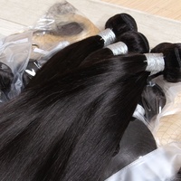 Cheveux Humains Indiens Bruts 100% Naturels et Originaux, Lots de Tissage de Cheveux Vierges à Cuticules Alignées, Style Onde Longue Personnalisé