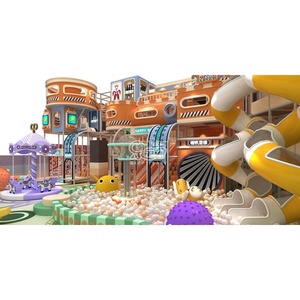 Zone de jeux intérieure sur le thème de l'espace, 500 m², hauteur 4 m, série de terrains de jeux intérieurs - Product Image 4