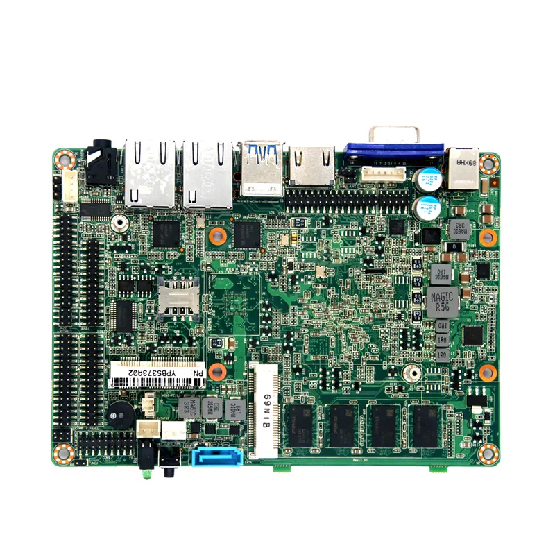 VGA LVDS 2 Gigabyte Lan 6USB 6COM Mainboards DDR3 Memory BGA1170 Socket Onboard 4 Core Processor Computer Motherboards