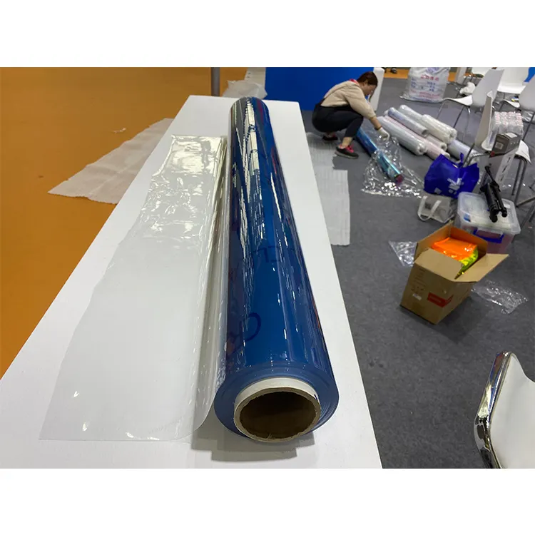 Fabrik Großhandel Flexible PVC-Streifen Vorhang Kunststoff Klar Transparente Weiche PVC-Folien rolle