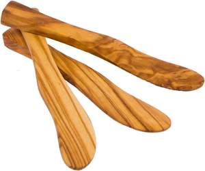 Tagliere per burro di legno di oliva spalmatori di condimento e coltello per Sandwich spalmatore di gelatina di arachidi per crema di burro spalmatori di formaggio pasticceria - Product Image 1
