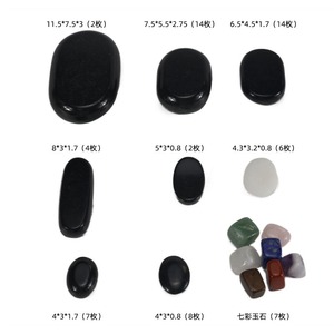 Juego <span class=keywords><strong>de</strong></span> 64 piezas <span class=keywords><strong>de</strong></span> <span class=keywords><strong>piedras</strong></span> calientes <span class=keywords><strong>para</strong></span> masaje, juego Premium <span class=keywords><strong>de</strong></span> rocas <span class=keywords><strong>de</strong></span> <span class=keywords><strong>basalto</strong></span>, Spa, Kit profesional, curación relajante, juego <span class=keywords><strong>de</strong></span> <span class=keywords><strong>piedras</strong></span> lisas negras con caja - Product Image 3