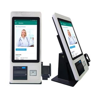 Kiosque de paiement en libre-service tout-en-un avec écran tactile de 15,6, 21,5 ou 23,8 pouces, support de bureau, imprimante, lecteur 2D et support TPV - Product Image 1
