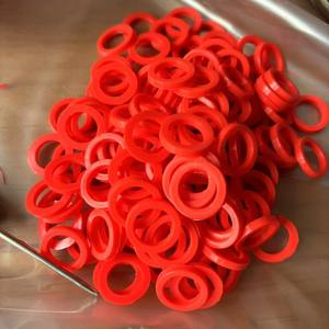 סיליקון גומי יצוק מזון מותאם אישית לא סטנדרטי כיתה כיתה זכוכית גומי סיליקון אדום זכוכית מכסה מכונת כביסה אטמים - Product Image 3