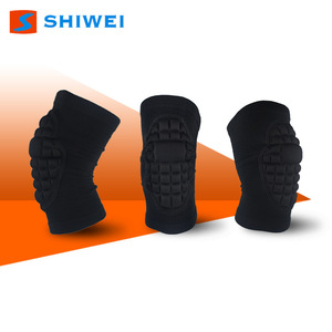 Genouillères Shiwei noires, protection antichoc pour le cyclisme, la randonnée, les sports, unisexe, taille universelle - Product Image 4