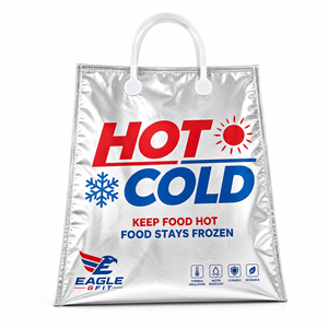 Bolsa Térmica Aislante de Papel Aluminio Reutilizable con Asa y Cierre Autoadhesivo para Retención de Calor y Frío en Entrega de Alimentos - ¡Gran Oferta! - Product Image 1