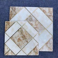 Carrelage de sol en porcelaine 300x300 émaillée brillante villa de luxe salon carreaux de marbre en céramique pour sol carreaux de porcelaine en marbre blanc