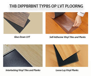 Click lusso LVT rivestimento pavimenti in vinile <span class=keywords><strong>flottante</strong></span> luce materiale ascensore PVC pavimenti per edifici per uffici - Product Image 3