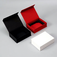 Boîte de présentation rigide en papier avec fermeture magnétique personnalisée et insert en EVA protecteur pour bijoux, cosmétiques et cadeaux promotionnels