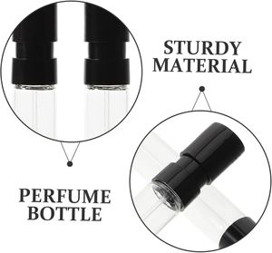 <b>Mini</b> Travel Perfume Atomizer 1ml 1.5ml 2ml 2.5ml Glass Perfume Sample Vials <b>Bottle</b> Oil Perfume Tester Screen Printing Reed - Product Image 4
