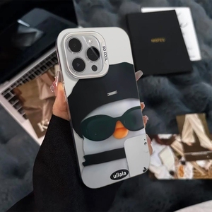 TPU blanco fresco pingüino patrón duro IMD funda de teléfono móvil para Iphone 11 12 13 14 15 16 17 Pro Max - Product Image 5