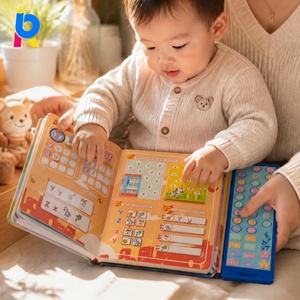 Libro <span class=keywords><strong>Audio</strong></span> per Bambini in Cartone Ecologico Personalizzato di Alta Qualità per l'Apprendimento dell'Alfabeto e della Fonetica, Produzione e Vendita all'Ingrosso - Product Image 1