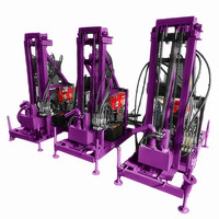 Foreuse hydraulique portable pour puits d'eau 100m 150m, petite machine de forage de puits